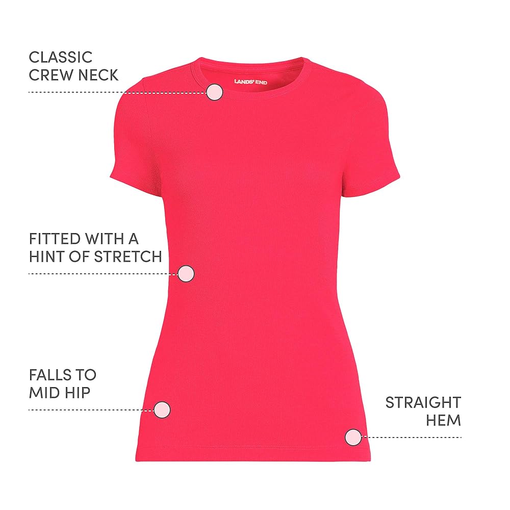 BASIC RIB T-SHIRT　XS MOUSSY | BASIC RIB Tシャツ (Tシャツ・カットソー(半袖